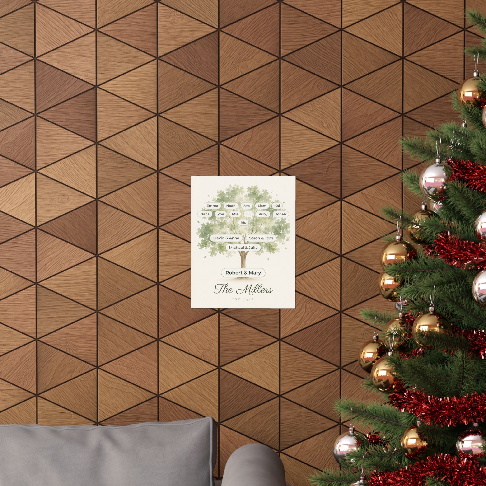 Our Family Tree — Personalized Print with Every Name