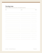 The big ones page, for milestone birthdays and anniversaries worth planning ahead for