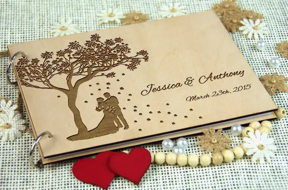 Couple love story keepsake book