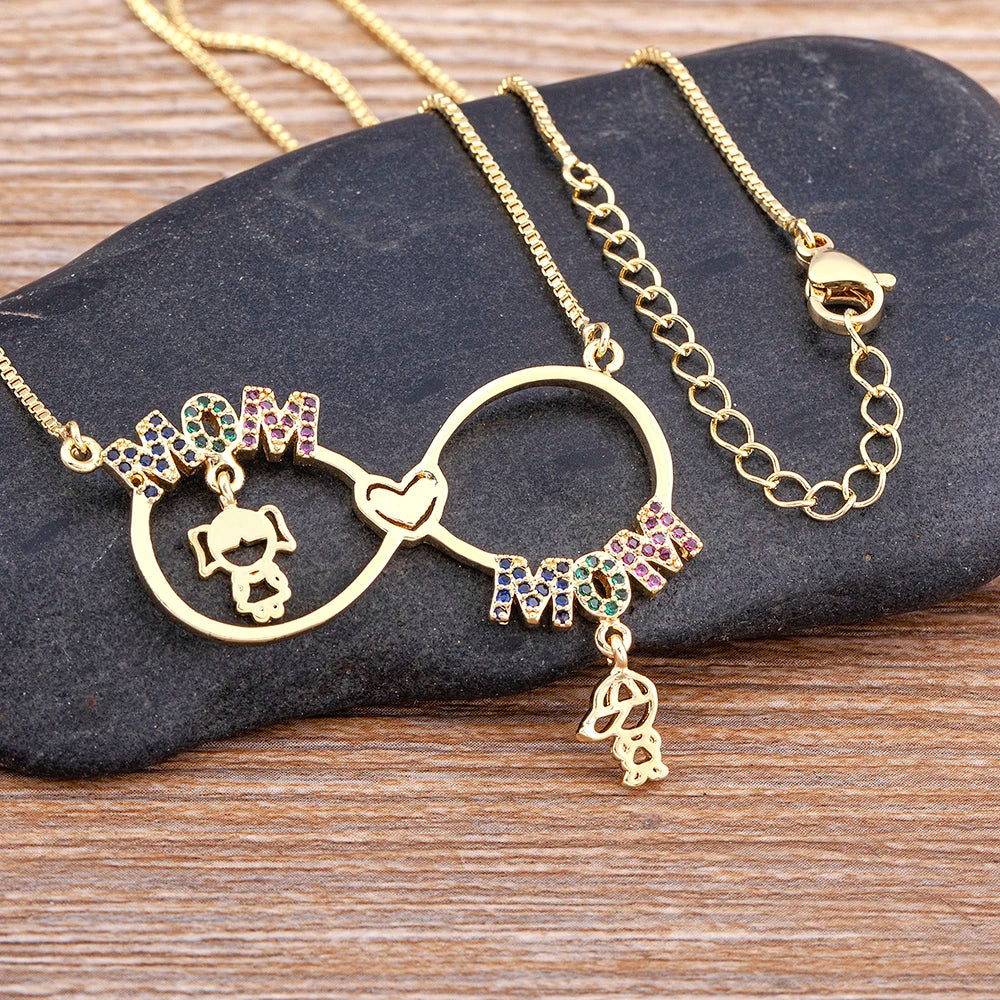 Personalized family necklace jewelry