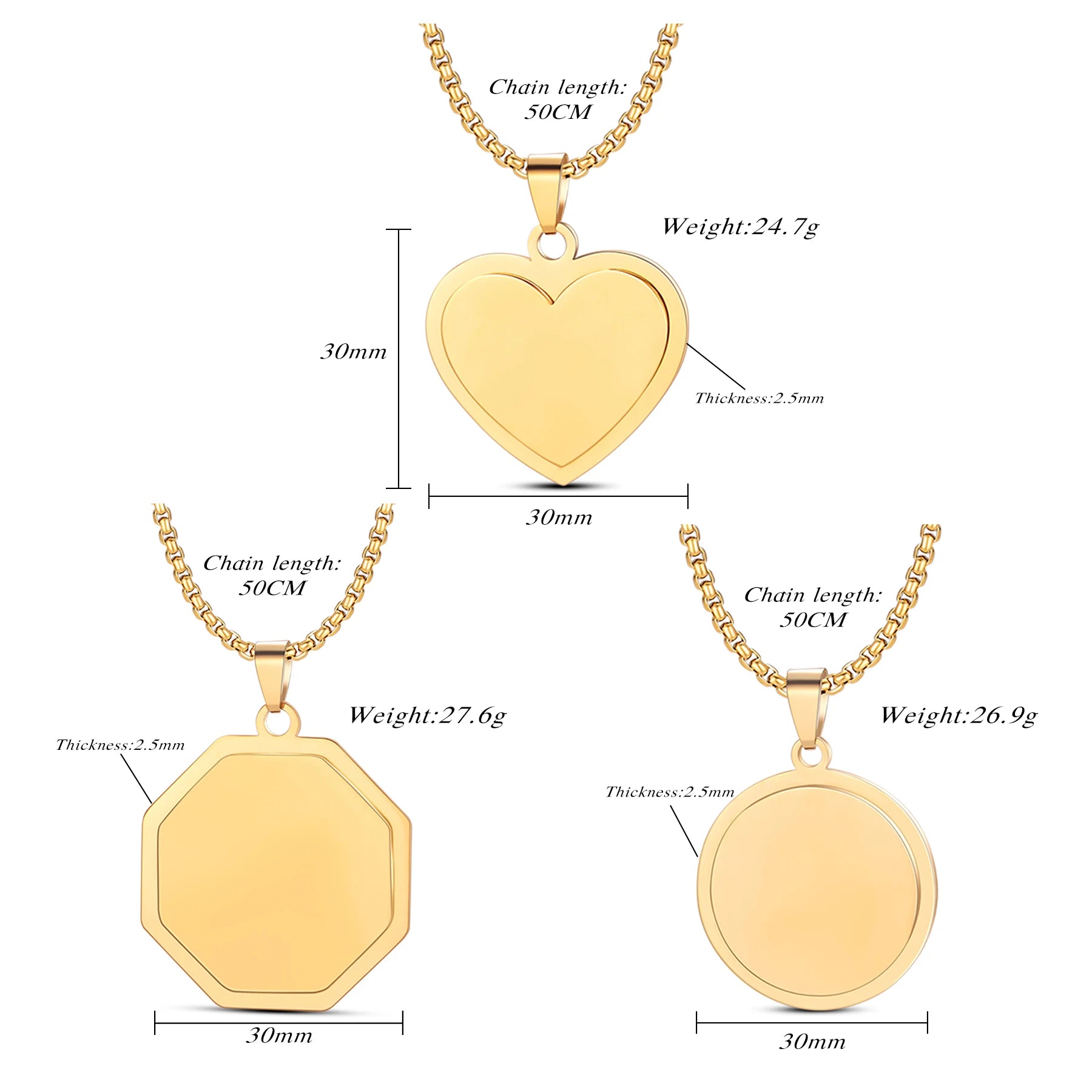 Gold heart pendant survivor jewelry
