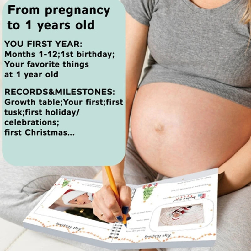 Baby first year memory book scrapbook