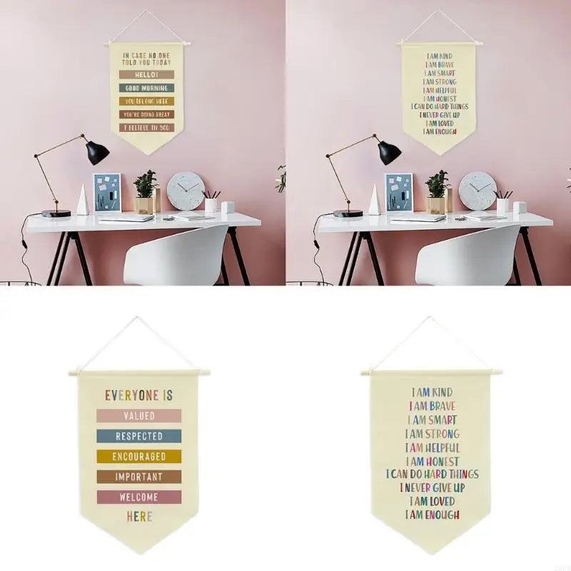 Motivational wall banner gift family choose love every day