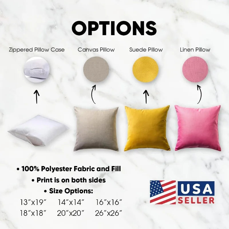 Custom family photo pillow soft fleece