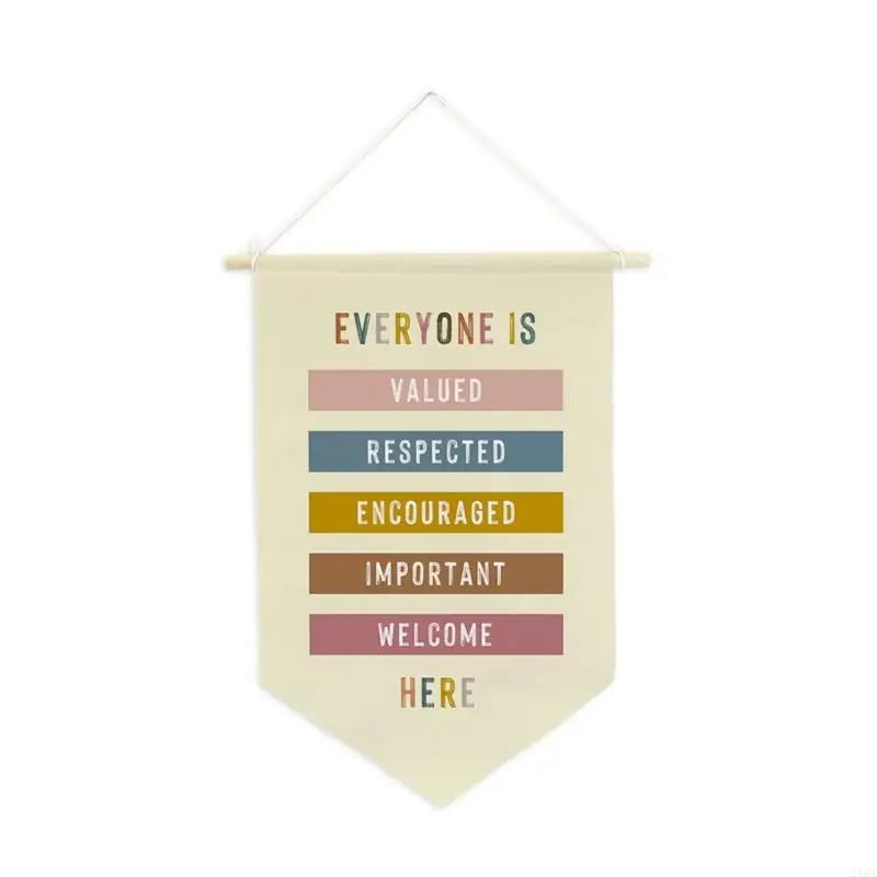 Inspirational wall banner special needs family inclusion decor
