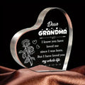 Grandma Heart Sign wooden home decor gift from grandchildren