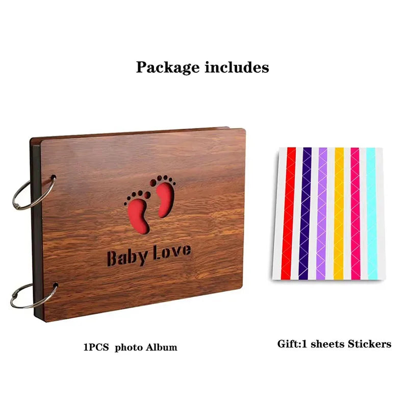 Baby photo album keepsake book