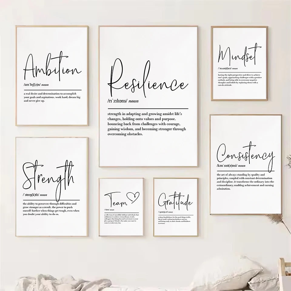 Strength & Resilience Canvas Wall Art - main view