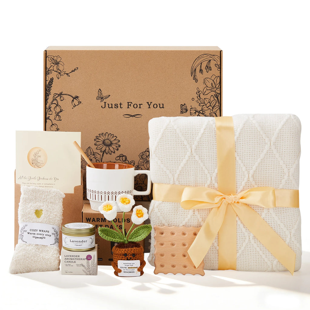 Get Well Soon Care Package Gift Basket - full set