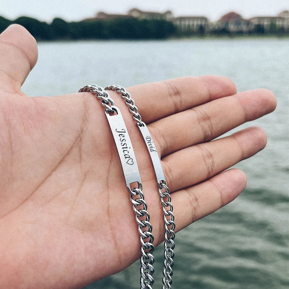 Anniversary matching bracelet gift
