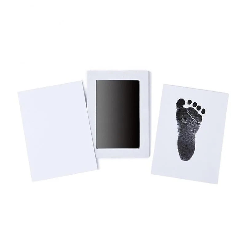 DIY baby handprint footprint ink pad kit safe non-toxic