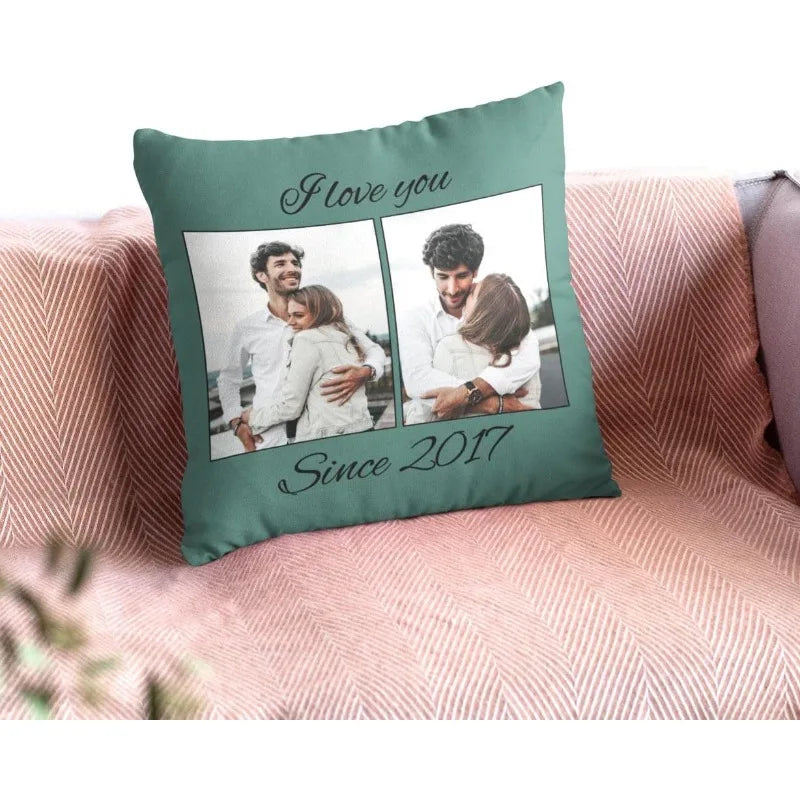 Personalized photo cushion family gift