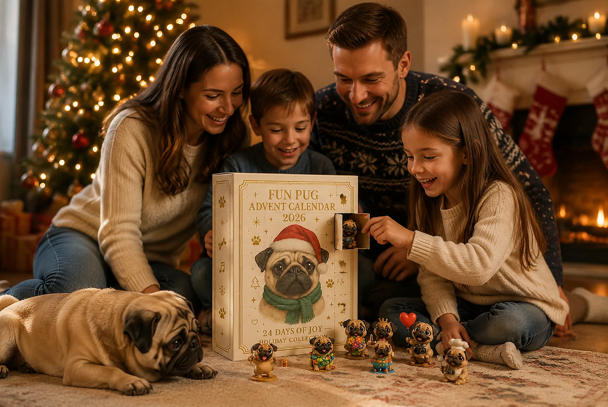 2026 Fun Pug Advent Calendar🎄🐶